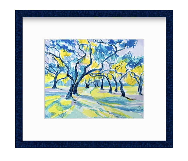 Sentinel Walk in Lilac and Navy