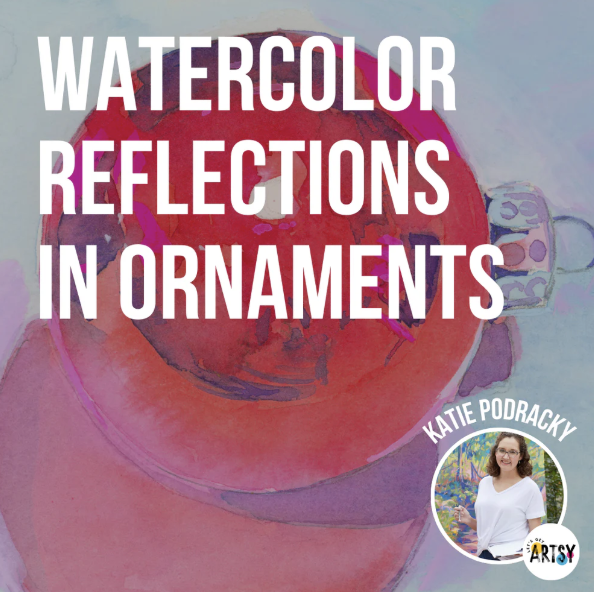 Learn to paint reflections in watercolor!