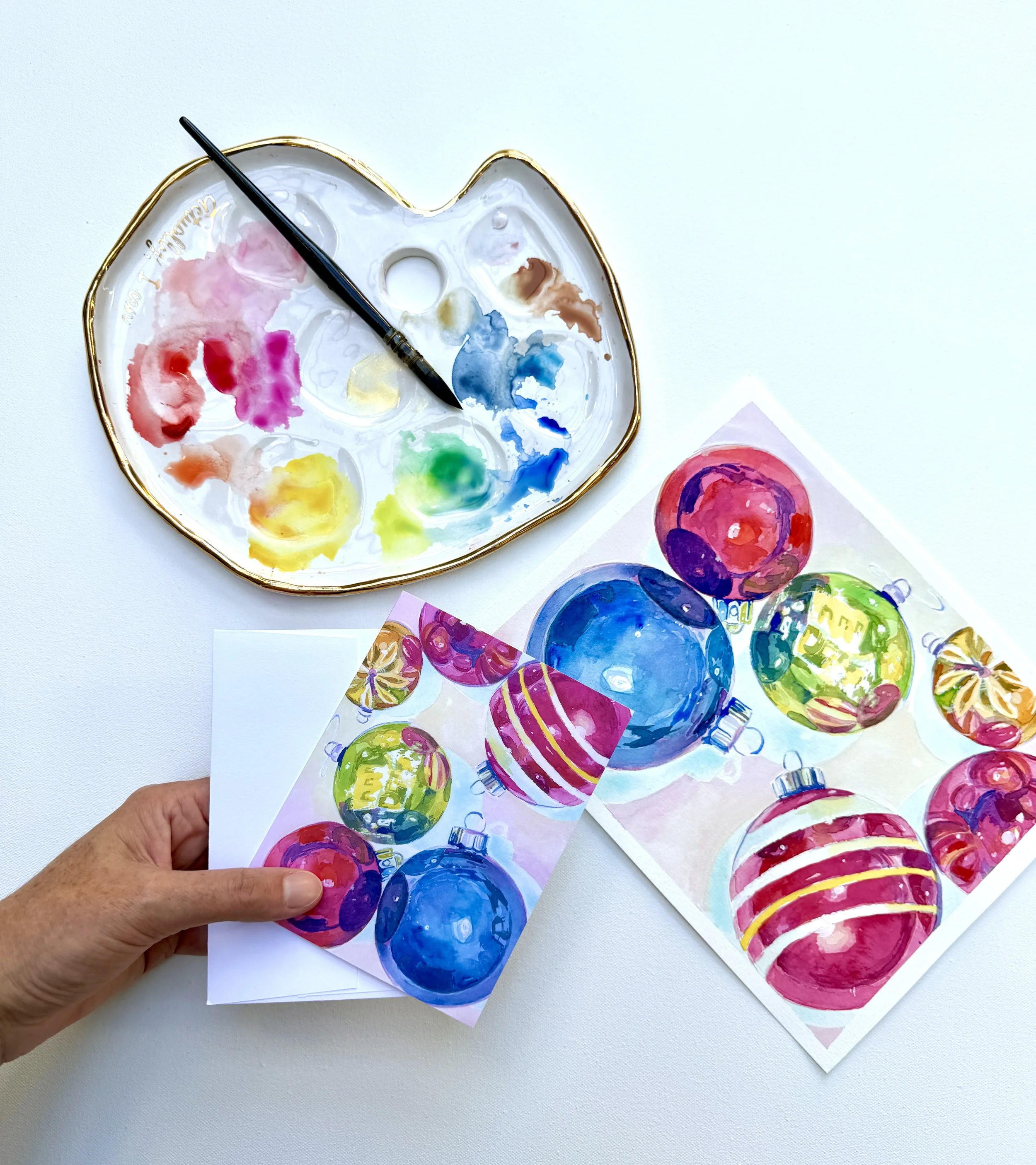 Holiday Ornament Notecards