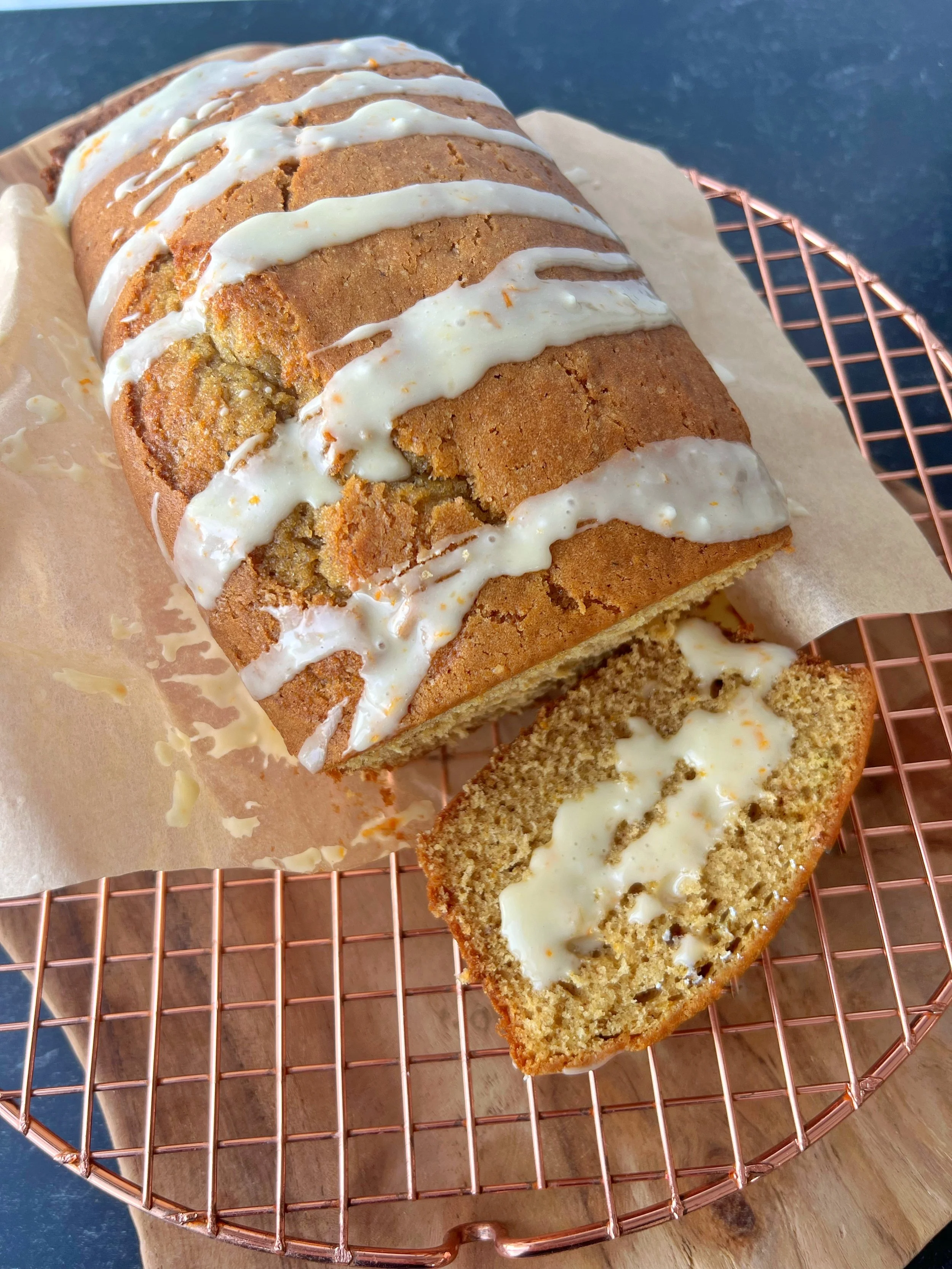 Orange Yogurt Bread with Glaze — A Place for Everyone