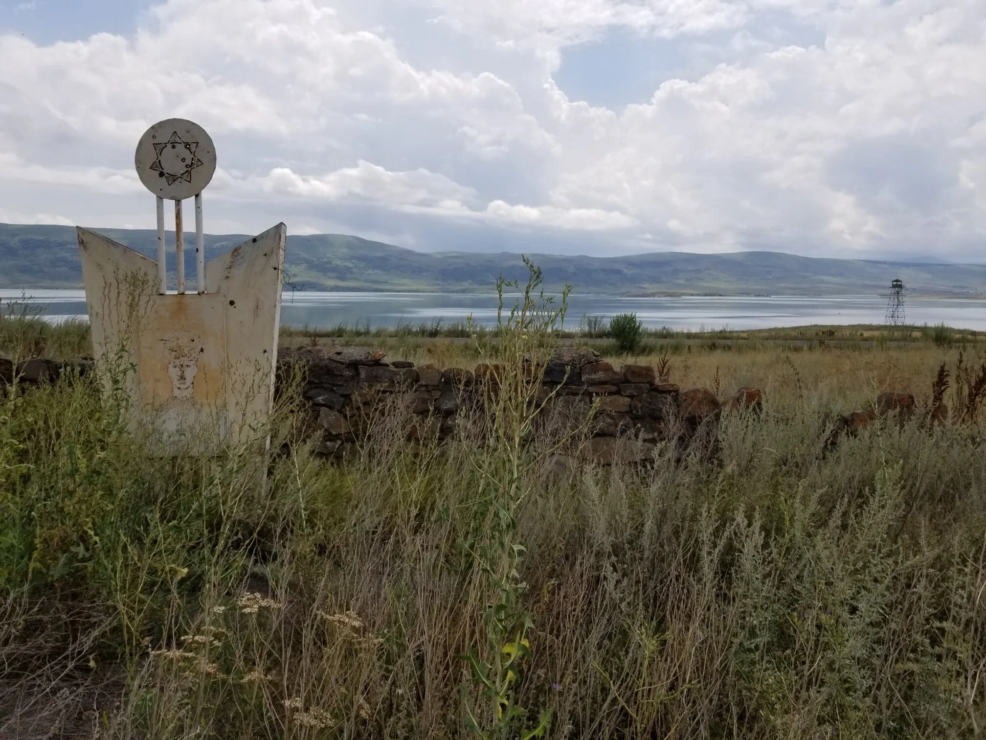 View of Kartsakhi Lake on the Georgian-Turkish border