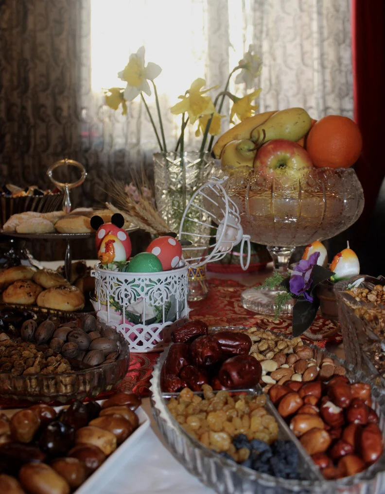 Novruz table spread.