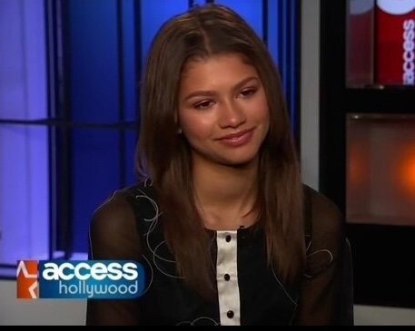 Actress Zendaya wearing Danielle Montreuil 'Marla' Dress in 2015 on Access Hollywood | June 2015