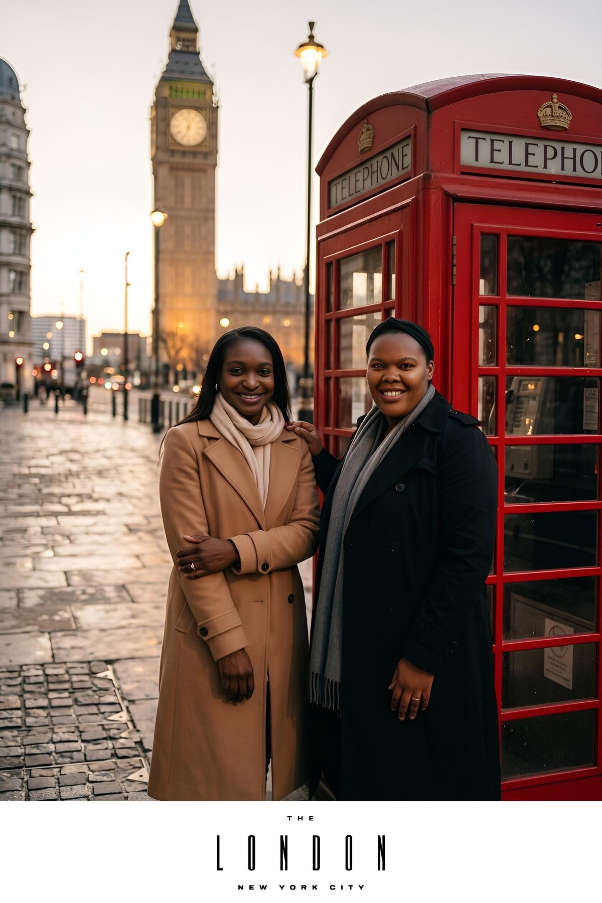  NYC Ai-powered London themed photo booth activation  
