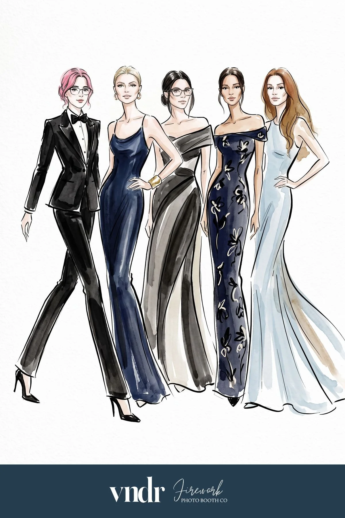  Custom Ai photo booth activation for wedding fashion event 