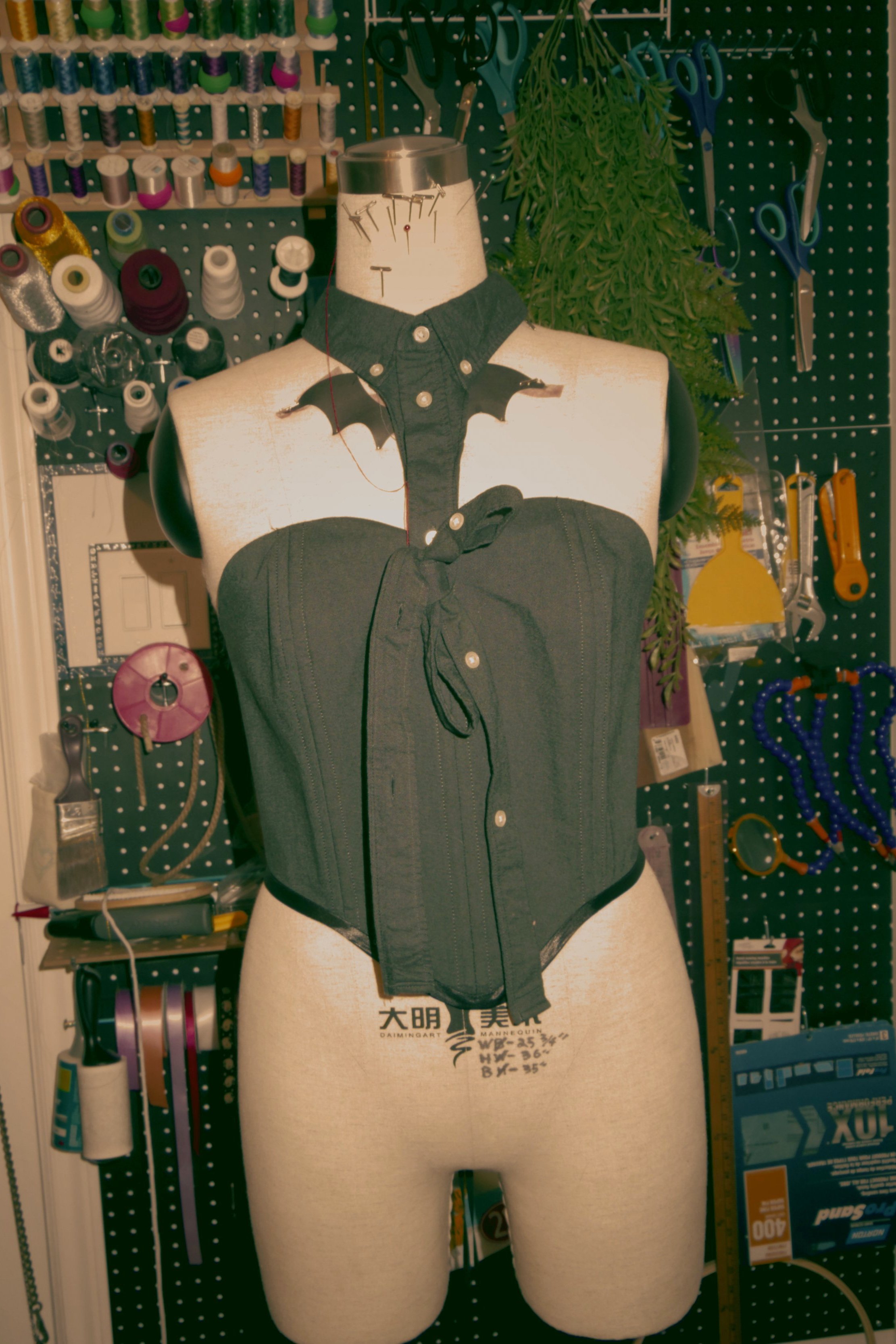 The Salaryman Corset (One-of-a-Kind)