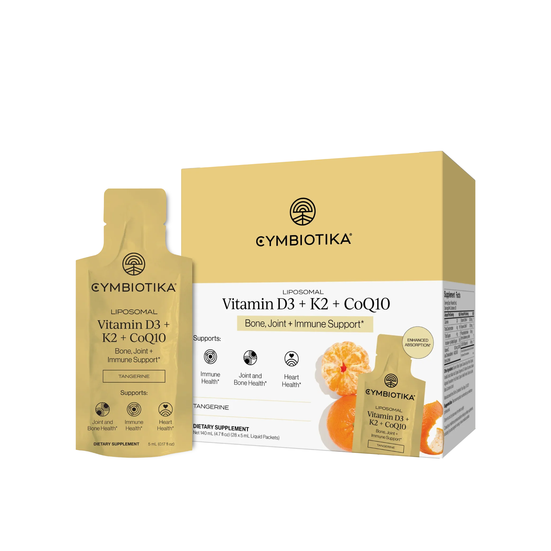Vitamin D3 + K2 + CoQ10 Liposomal