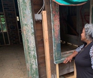 ANITA LOOKING IN SHOTGUN CONSTRUCTION.jpg