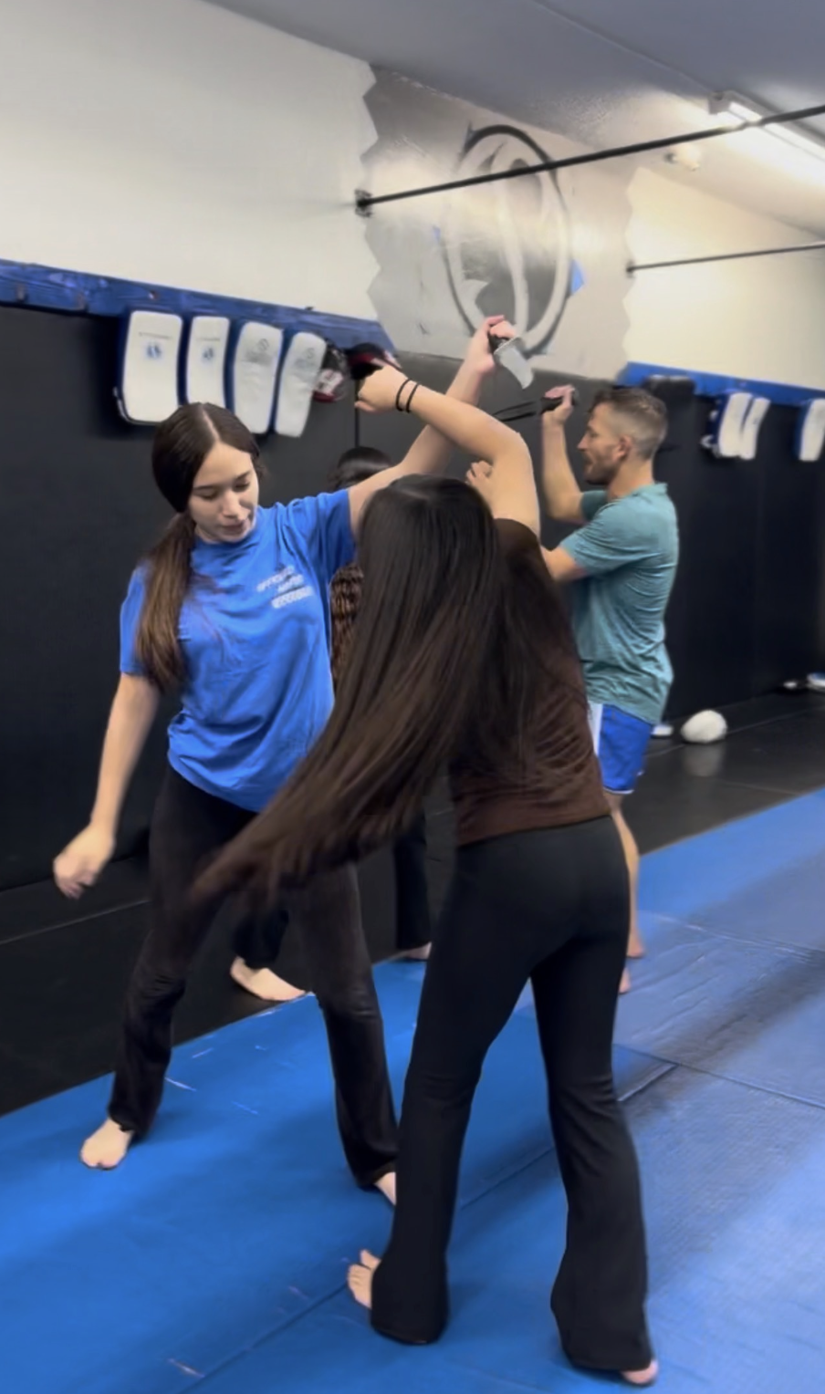 Women practicing Krav Maga self-defense at Systems Training Center in Hawthorne, CA