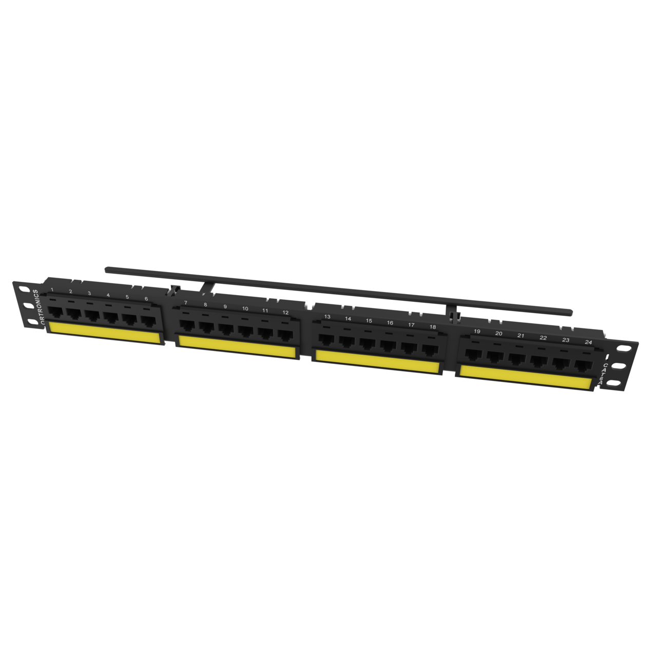 PATCH PANEL DE 24 PUERTOS 10G PLANO - ORTRONICS