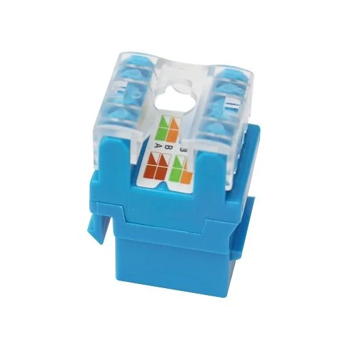 KEYSTONE JACK AZUL CAT6A - NEWLINK