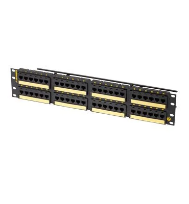 PATCH PANEL CLARITY CAT6A 48 PUERTOS 110/6 7568A1103 5X19 HD - ORTRONICS