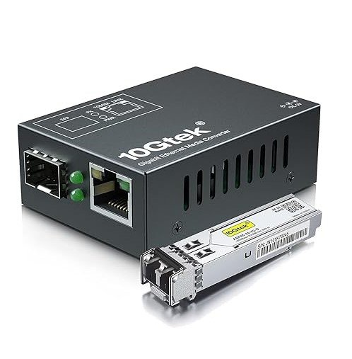 KIT MEDIA CONVERTER SFP 550 M 1.25G - 10GTECK