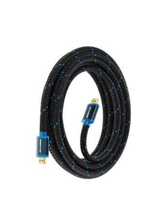 CABLE HDMI NYLON TRENZADO DE 3FT - MAXIMM