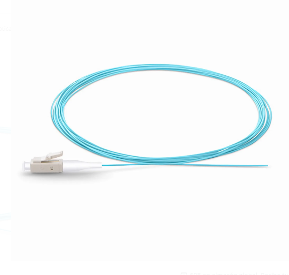 PIGTAIL LC OM3 50/125 1MT SIN FORRO COLOR AQUA - CAT COM