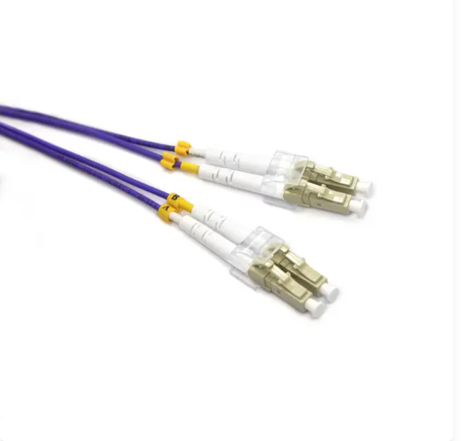 PATCH CORD LC-LC 50/125 OM4 DUPLEX 2MM LSZH 3MTS MORADO - CAT COM