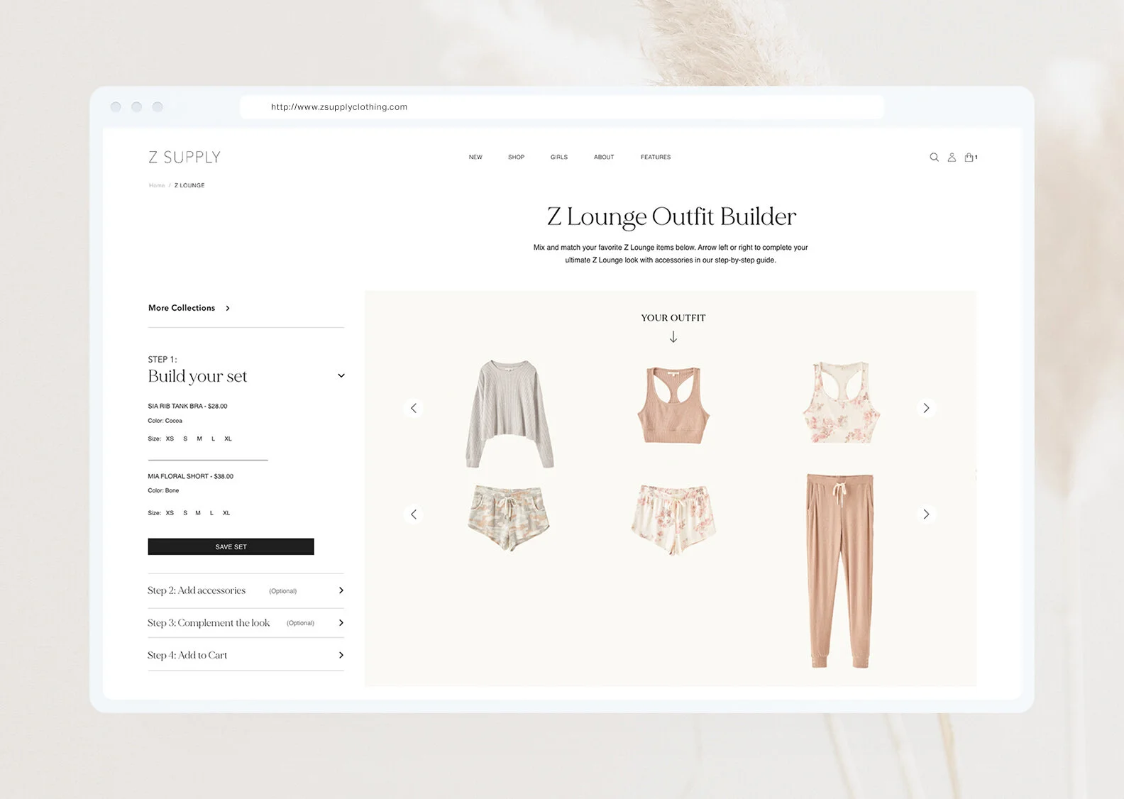 Outfit top builder website