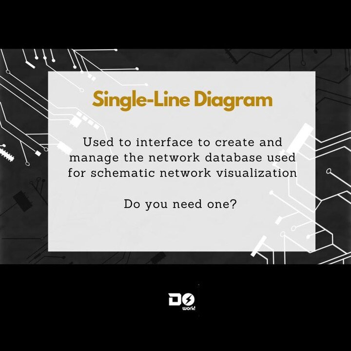 Key Features of a Single Line Diagram: - Auto-build
- DataBlock - Composite networks
- Auto range &amp; precision - High-resolution graphics
- Integrated 3-phase &amp; 1-phase
- Integrated AC, DC and grounding systems
- much more ⠀
⠀
#dowork #arcflas