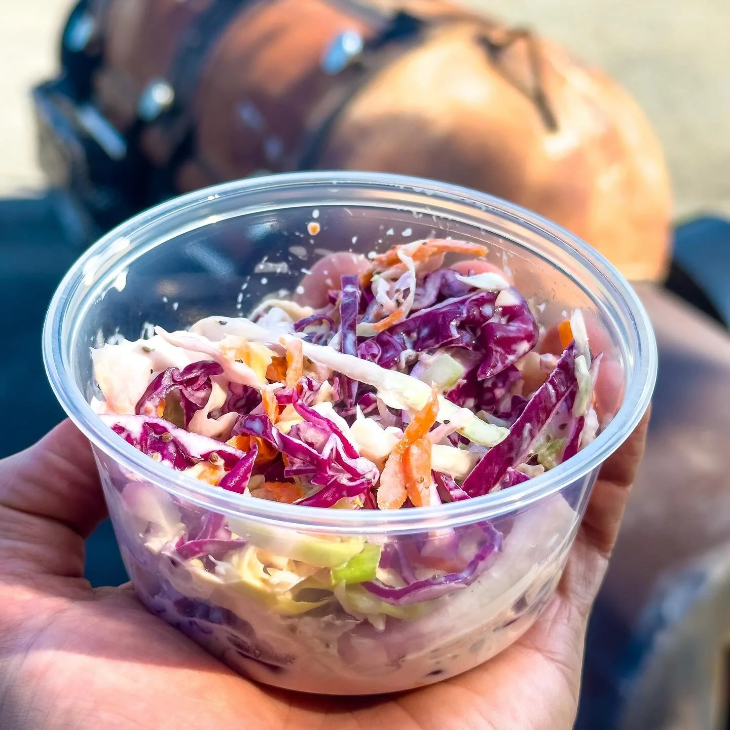 Have you tried our hand chopped slaw yet? Well you can Saturday 😌