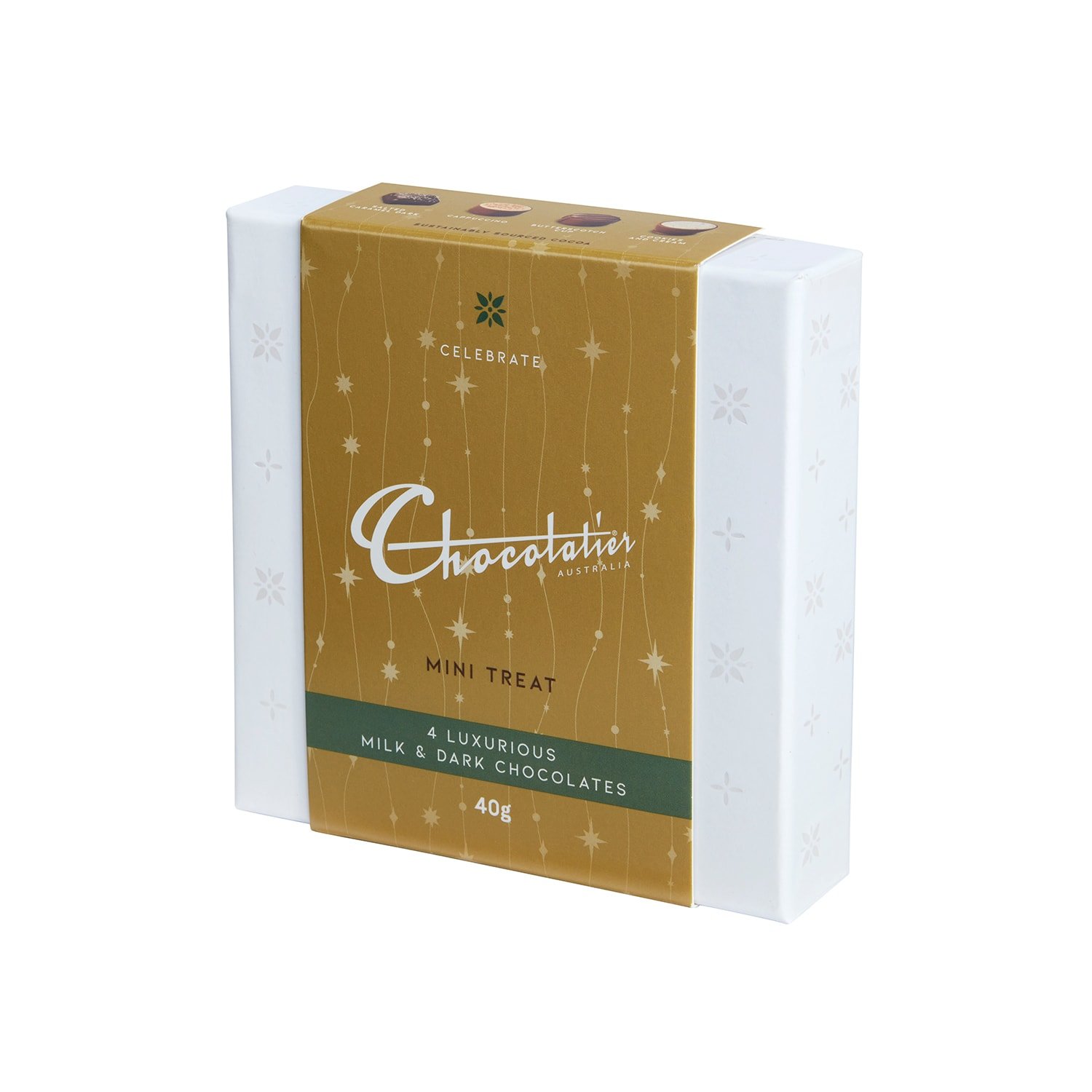 Chocolatier Australia Celebrate Mini Treat Chocolate Assortment Gift Box 40g