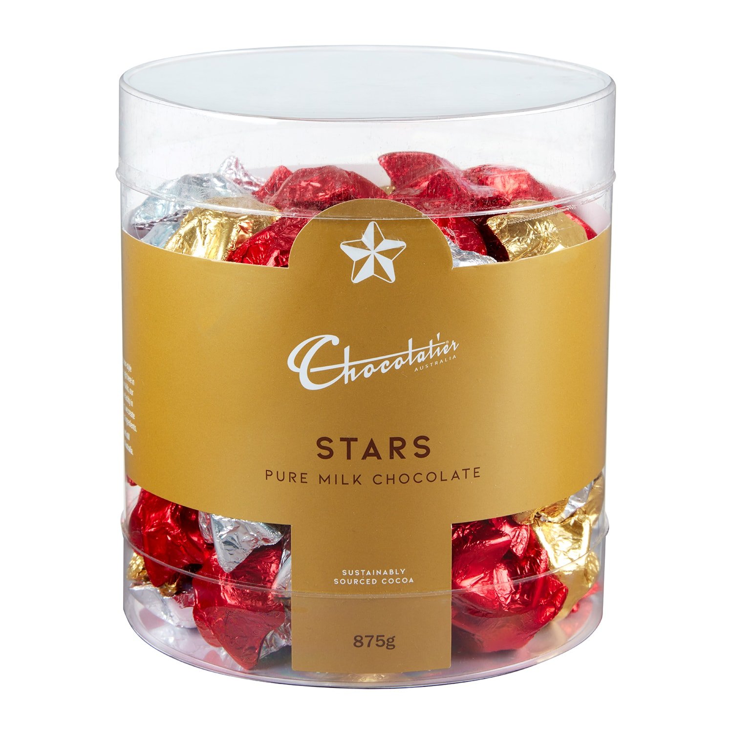 XM0007-Chocolatier-Australia-Christmas-Assorted-Stars-Milk-Chocolate-Tub-875g-1500-RGB.jpg