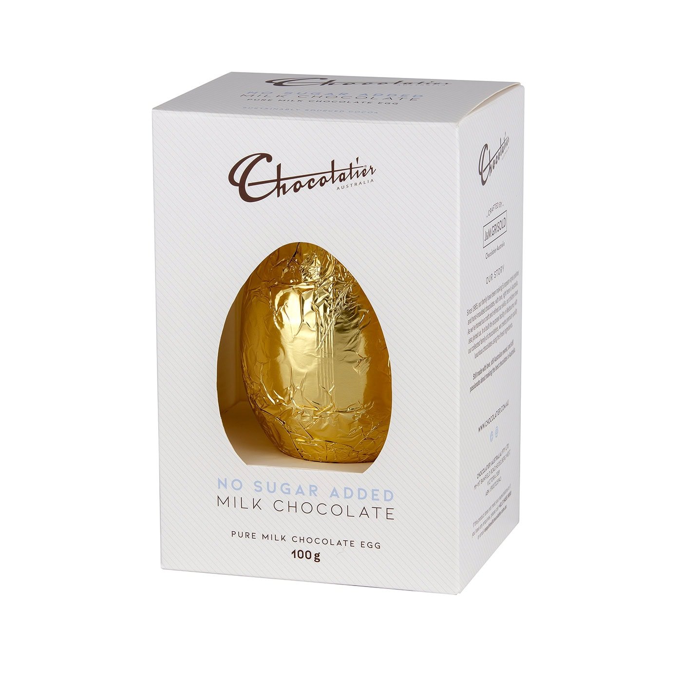 100g No Sugar Added Milk Chocolate Egg