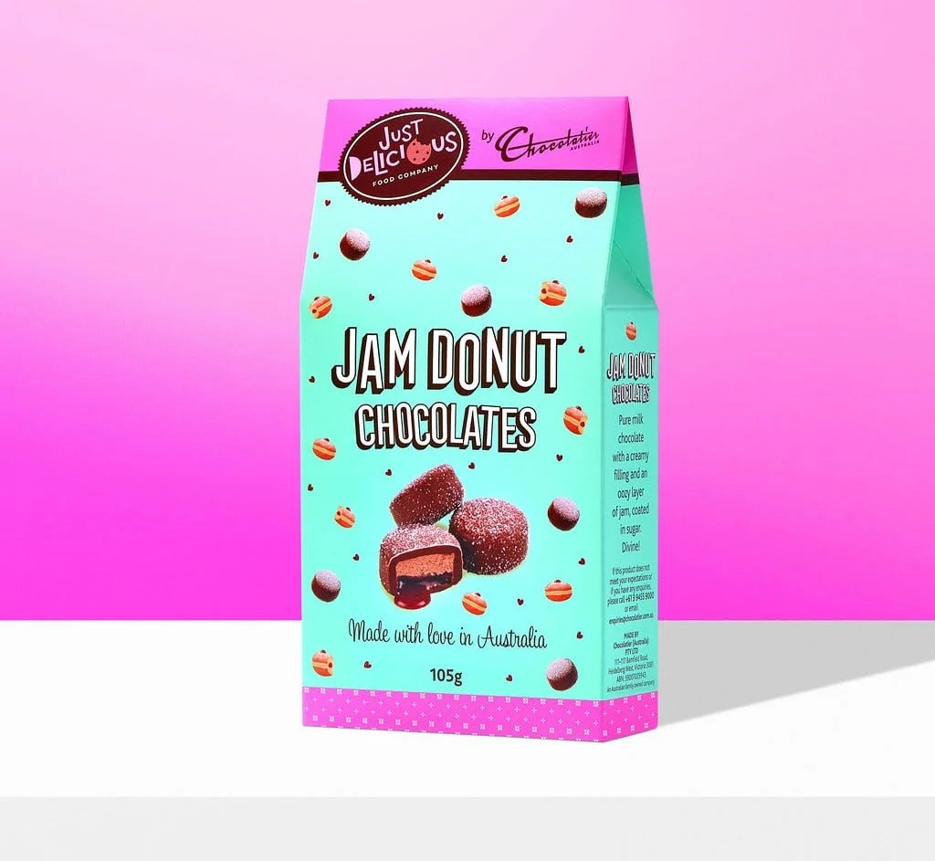 Jam Donut Chocolates Gift Box — Chocolatier Australia