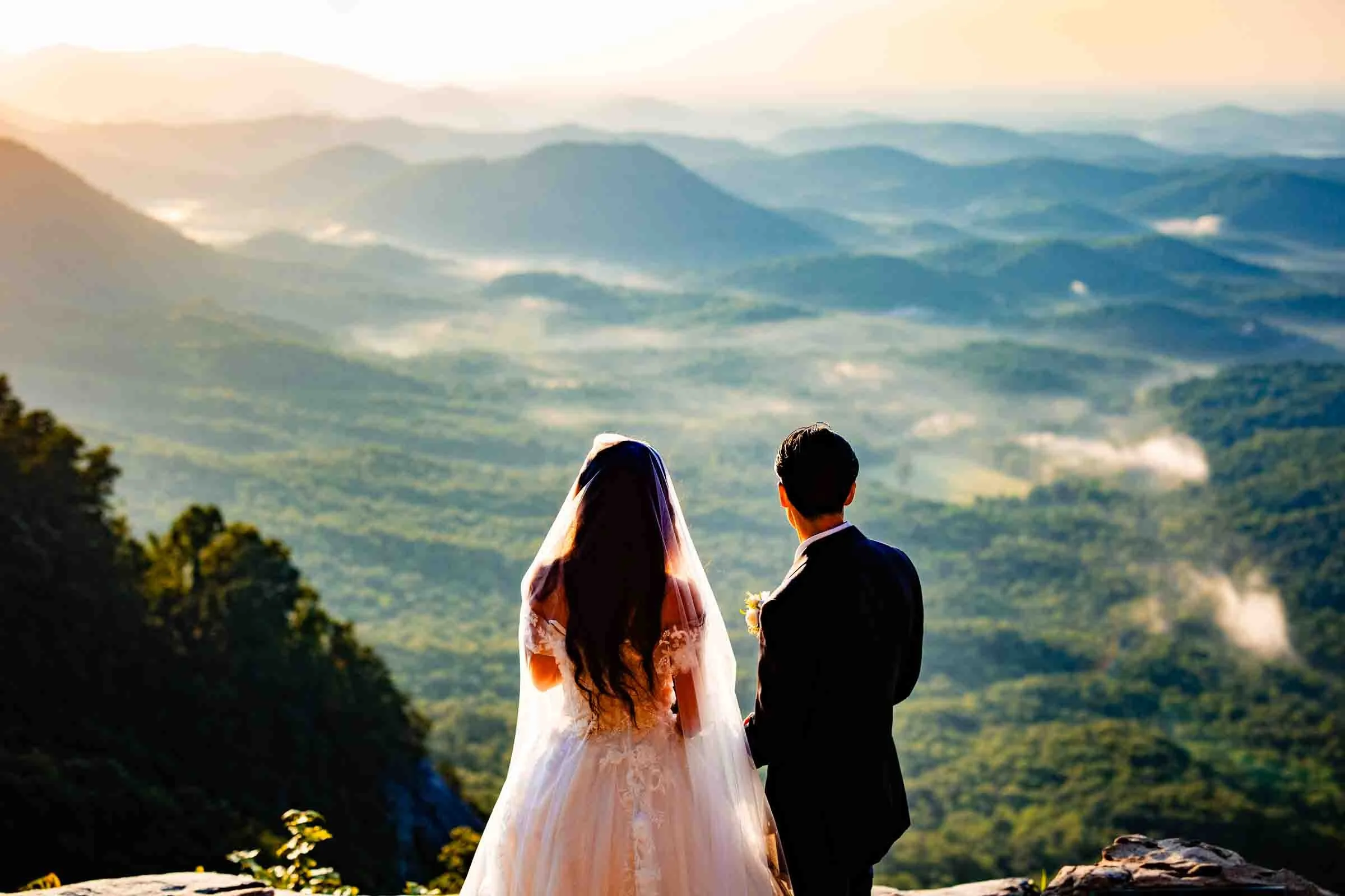 Blue Ridge Mountains wedding photographer