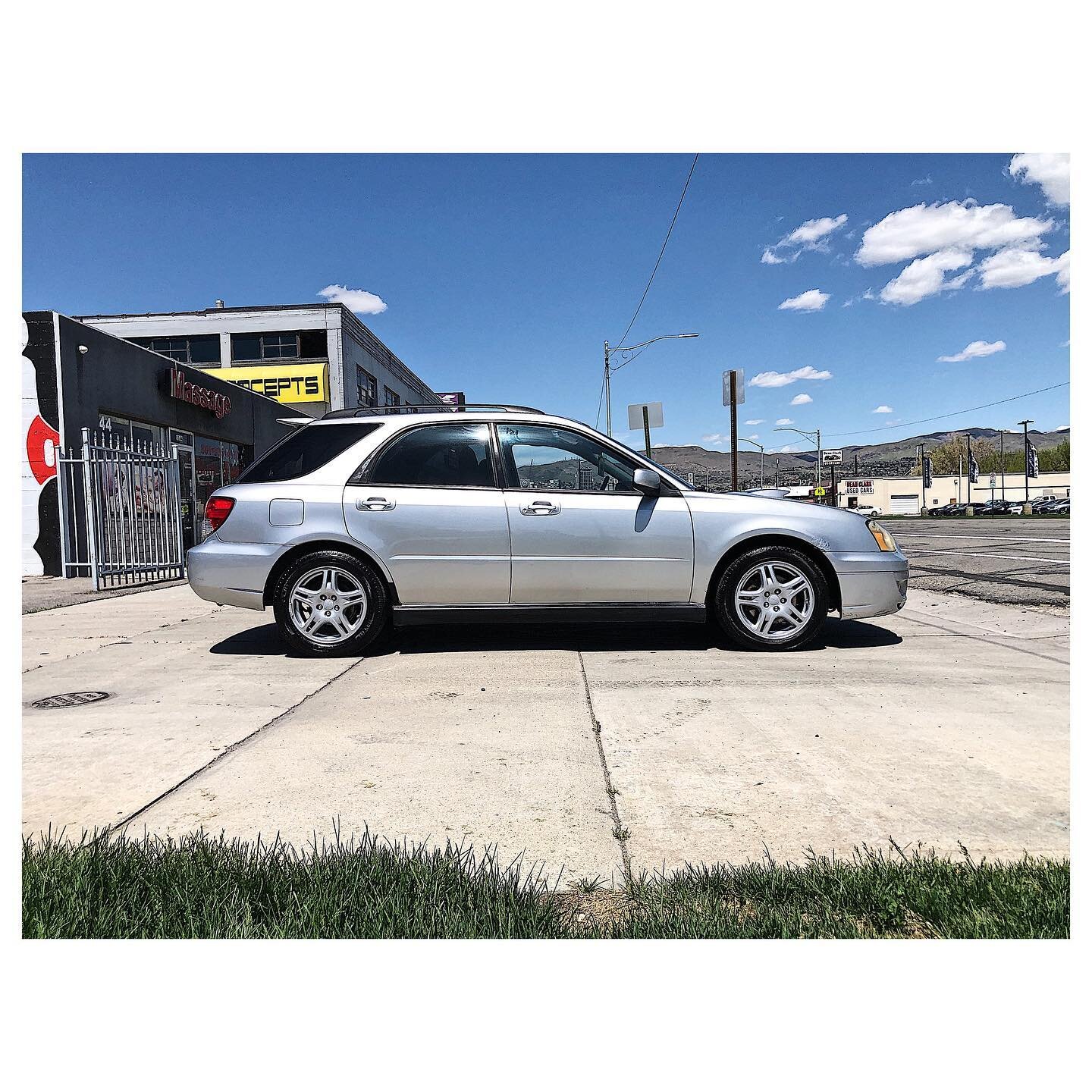 Cheaper, commuter/ daily car option. 🤓

Mtn to Sea Outfitters has this clean title, 2004 Subaru WRX wagon for sale. It runs and drives great! No oil leaks, no oil burning, no engine noise. 
Shift great through all gears. This would make a great comm