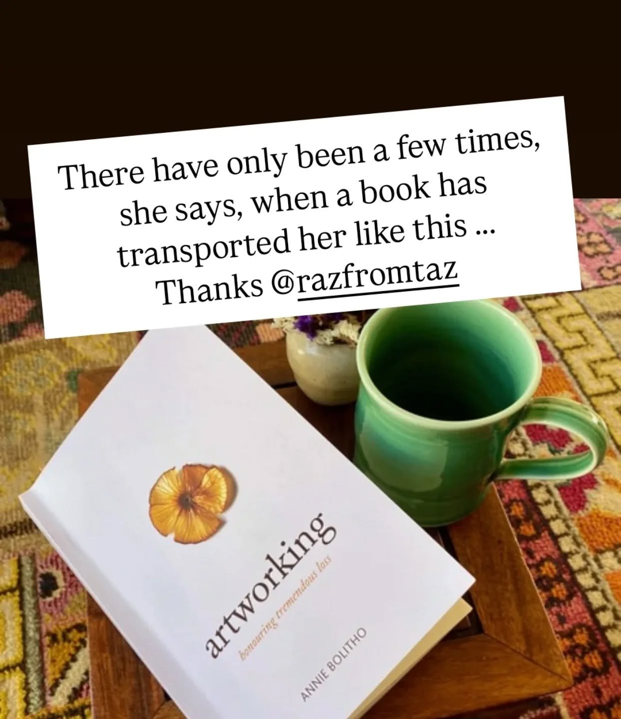 As healers, we grapple with the themes in my writing .. I'm honoured to hear that my efforts to represent the space of life, loss, grief, death and colonisation have met so many readers just in this first week 💛

#Artworkinghonouringtremendousloss #