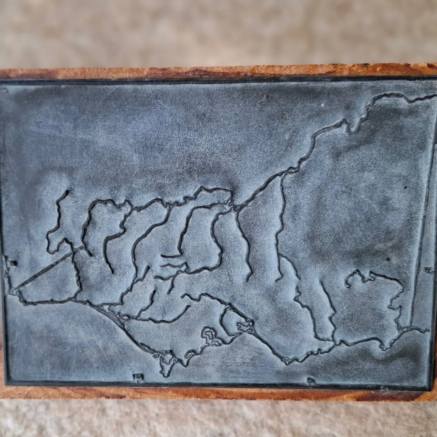 A government stamp of Victoria that dates back.

Our poor state.

This holidays I sorted my studio. Sad time.