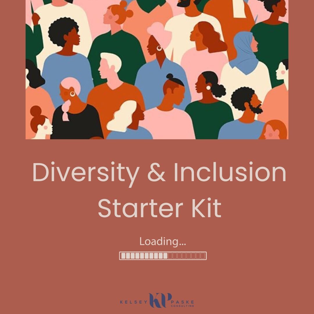 For small businesses or starts up that want to create a psychologically safe, inclusive and respectful environment for their employees, I'll be developing a diversity and inclusion starter kit. This is by no means a tick and flick exercise, because b