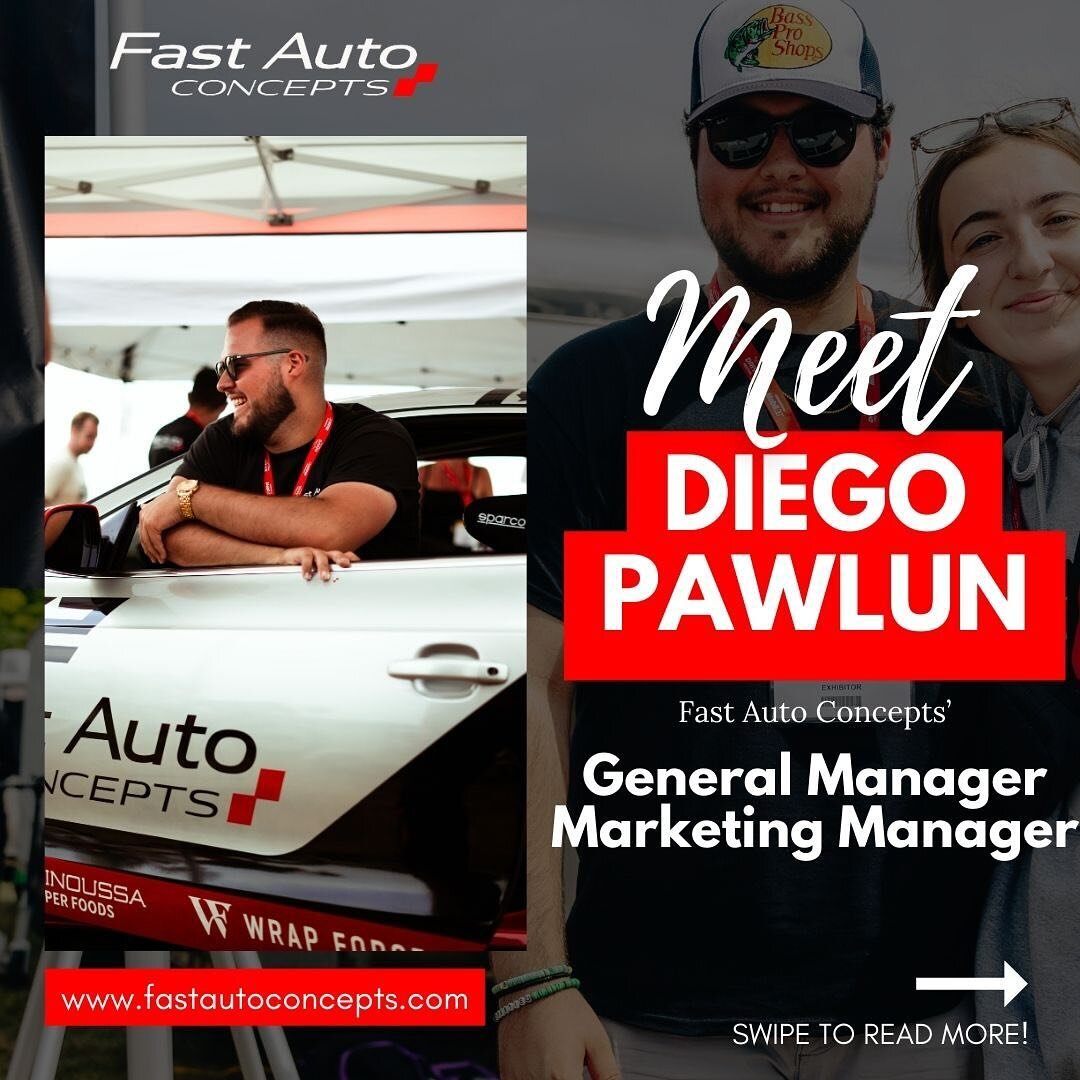 Everyone meet Diego! 👋🏽 🏁

Diego has been part of the team for a couple of years and handles all of our front end work, customer service and social media/ marketing. When you give us a call, he&rsquo;s the one that&rsquo;s here to help you! Handli