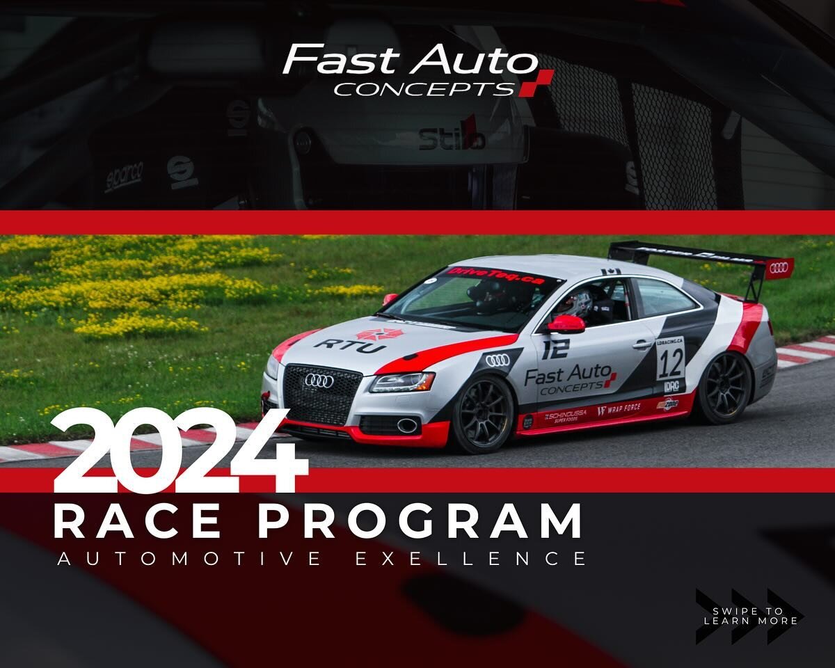 🚨 We&rsquo;re proud to announce our 2024 Race Program!&nbsp;🚨🏁

We offer a variety of Arrive &amp; Drive rental program packages from track days to competitive sprint &amp; endurance racing events designed to match your level of experience. We tak