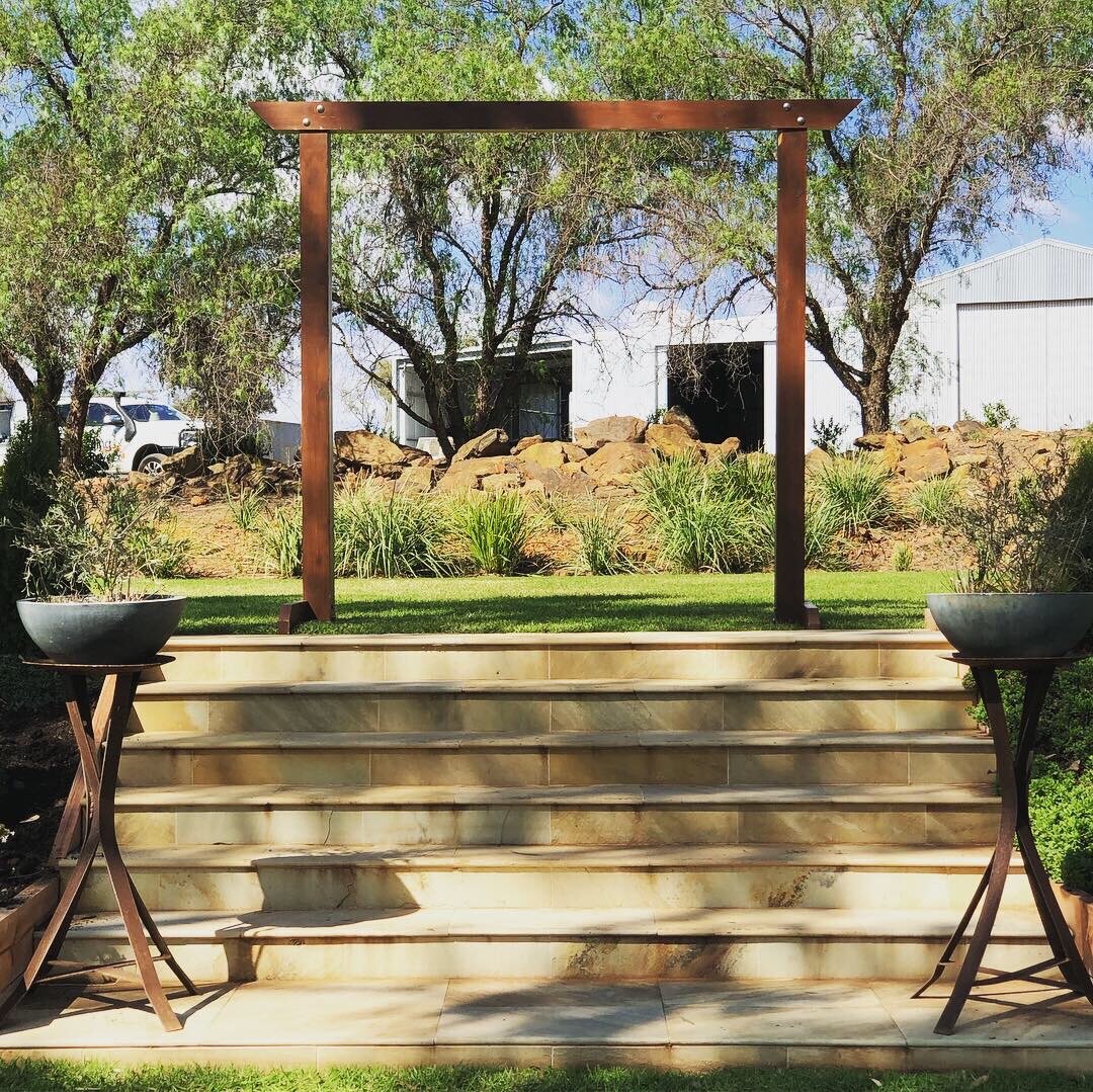 Timber Merbau Arch
