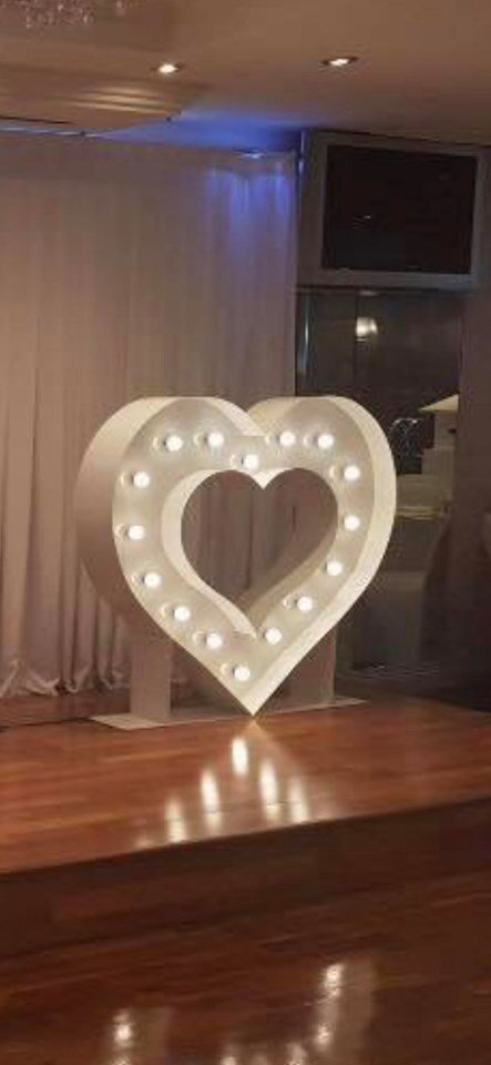 1.2m Light Up Heart