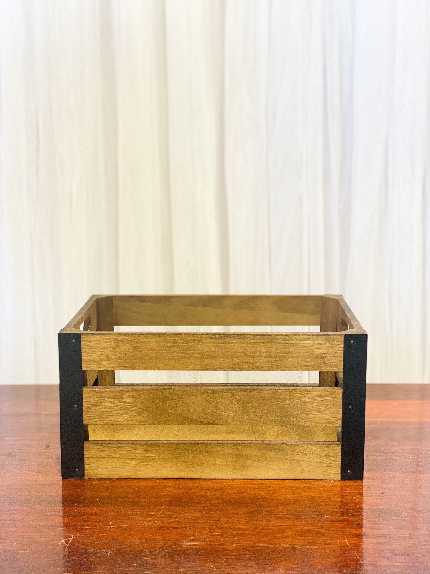 Rectangle Crate Black Trim