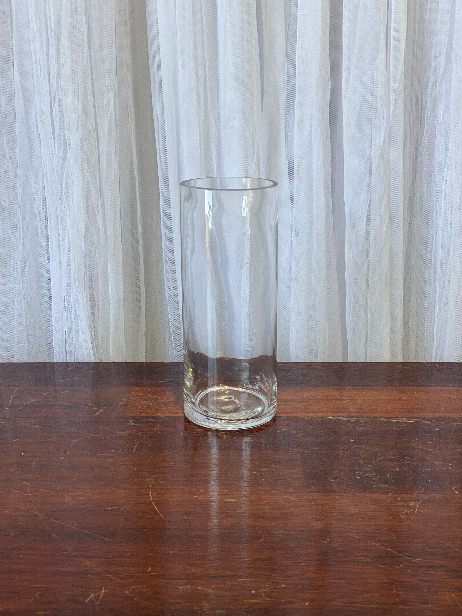 Medium Glass Pillar Candle Holder