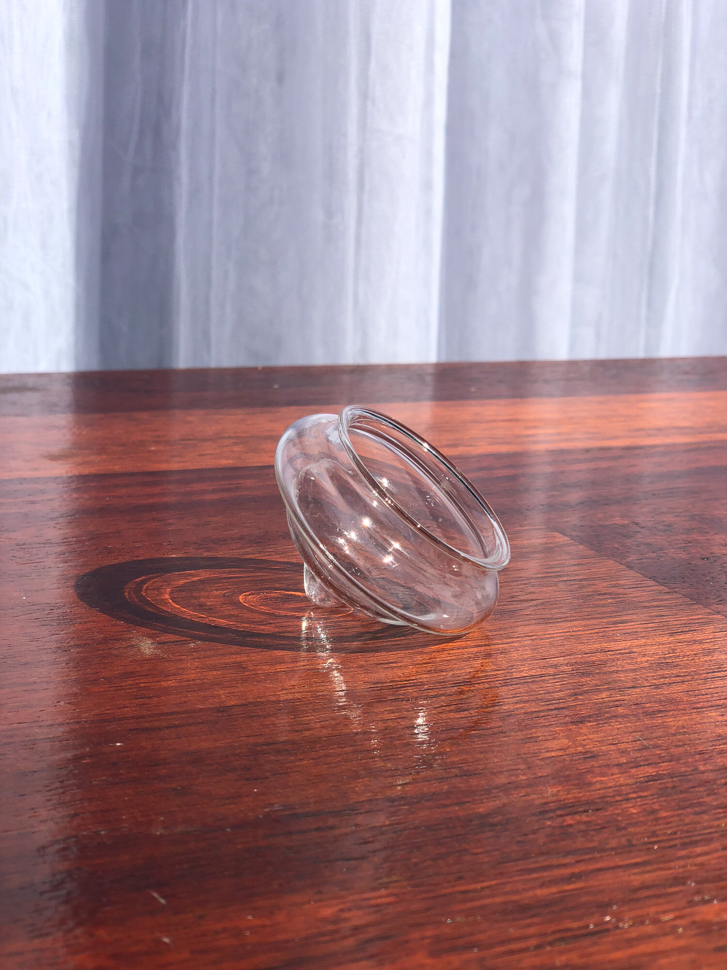 Small Glass Floating Candle Holder