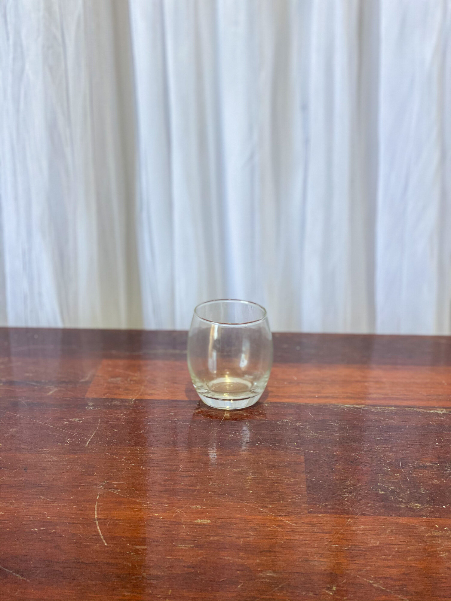 Small Oval Glass Candle Holders