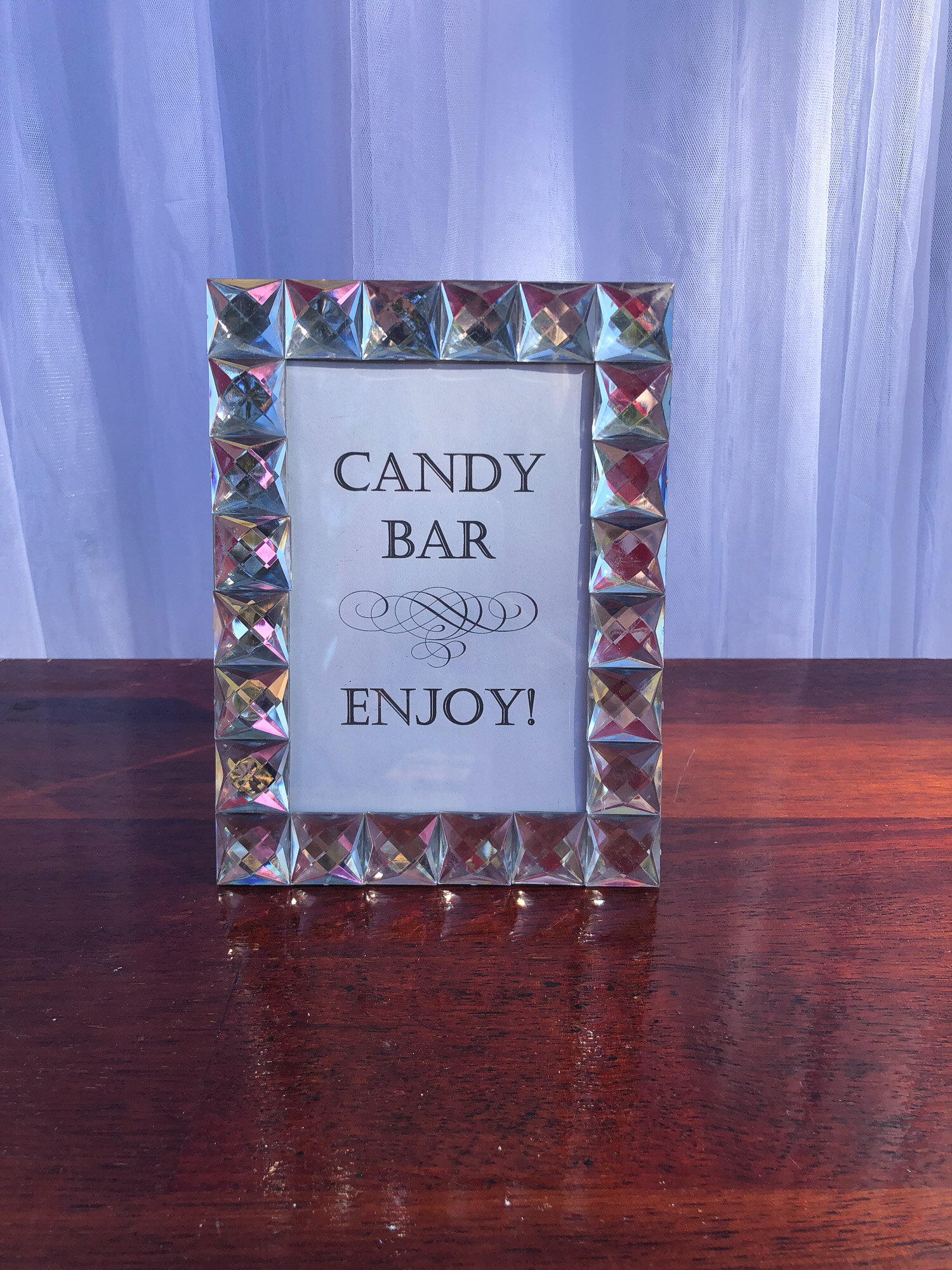 Candy Bar Sign