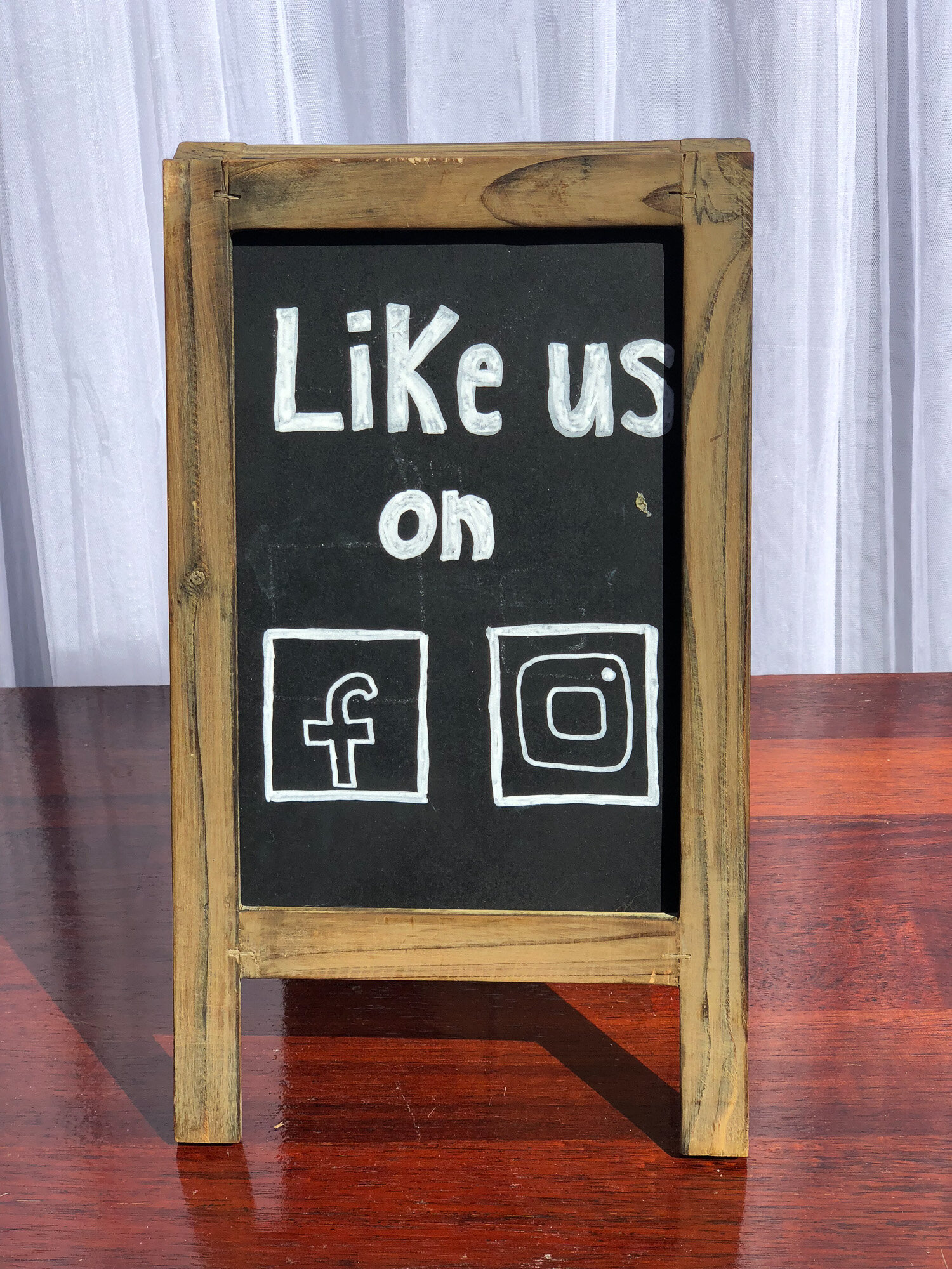 Rustic Style Small Chalkboard