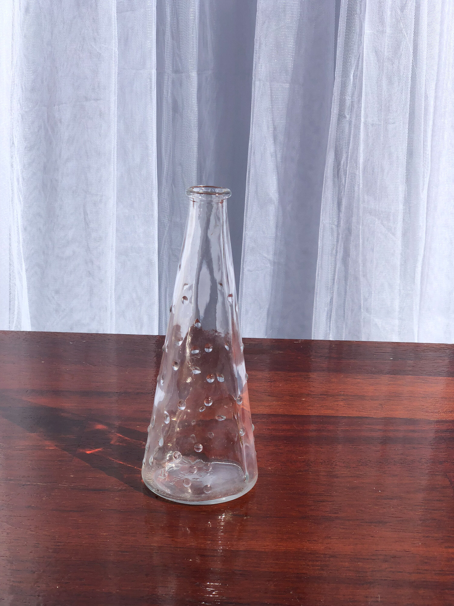 Tall Stem Vase - Glass Beads