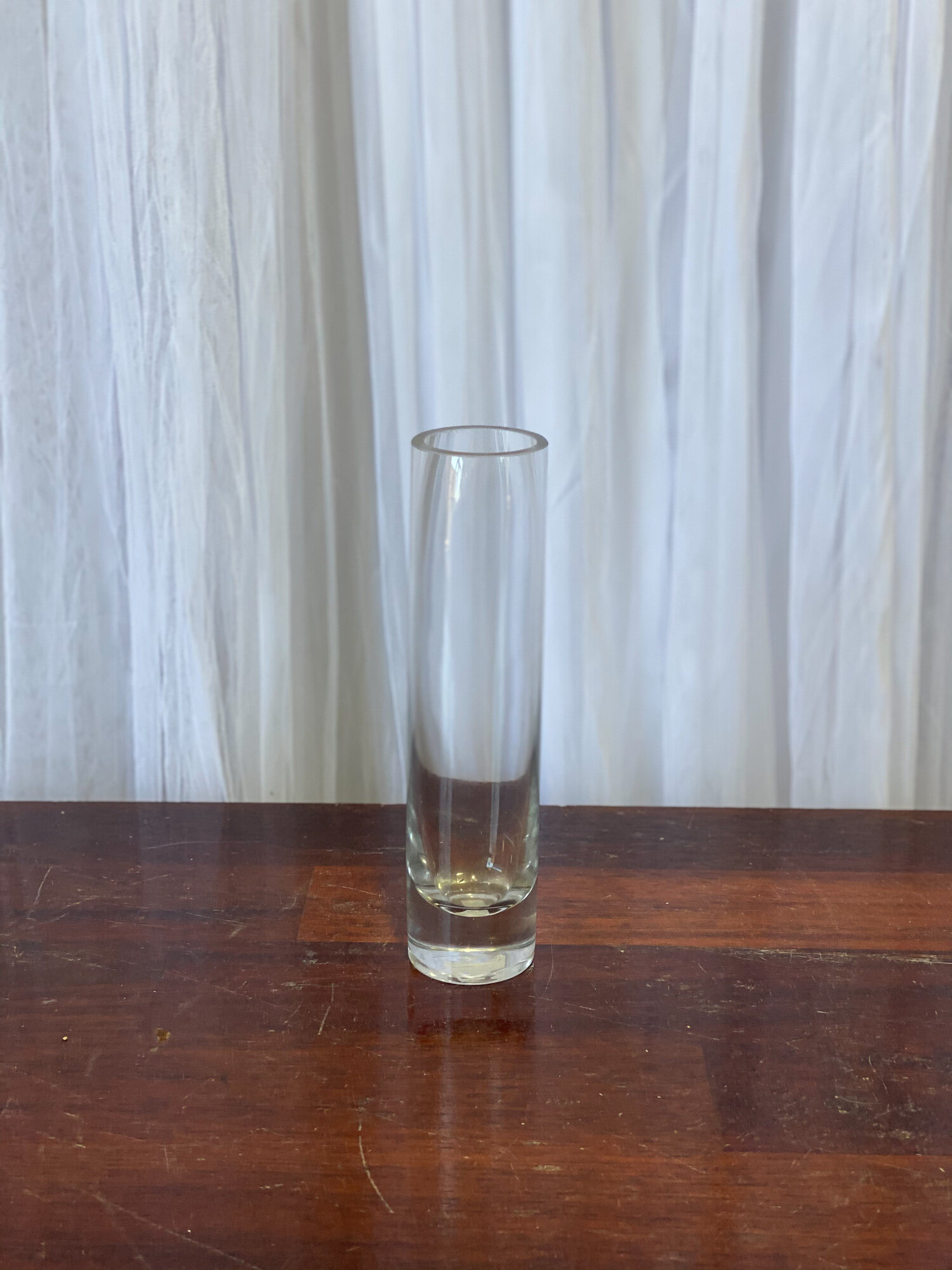 Tall Thin Cylinder Glass Vase (25H x 5W)