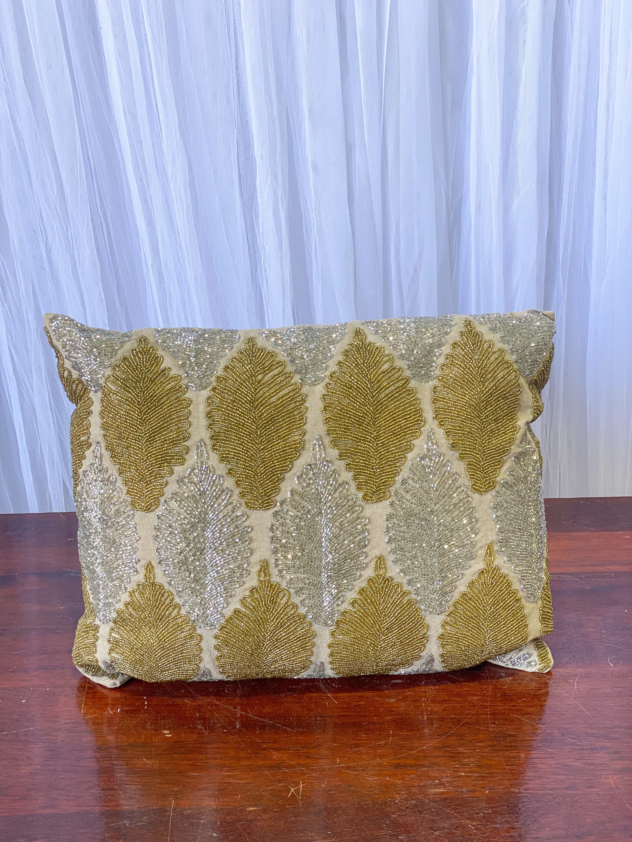 Rectangle gold _ silver leaf cushion.jpg