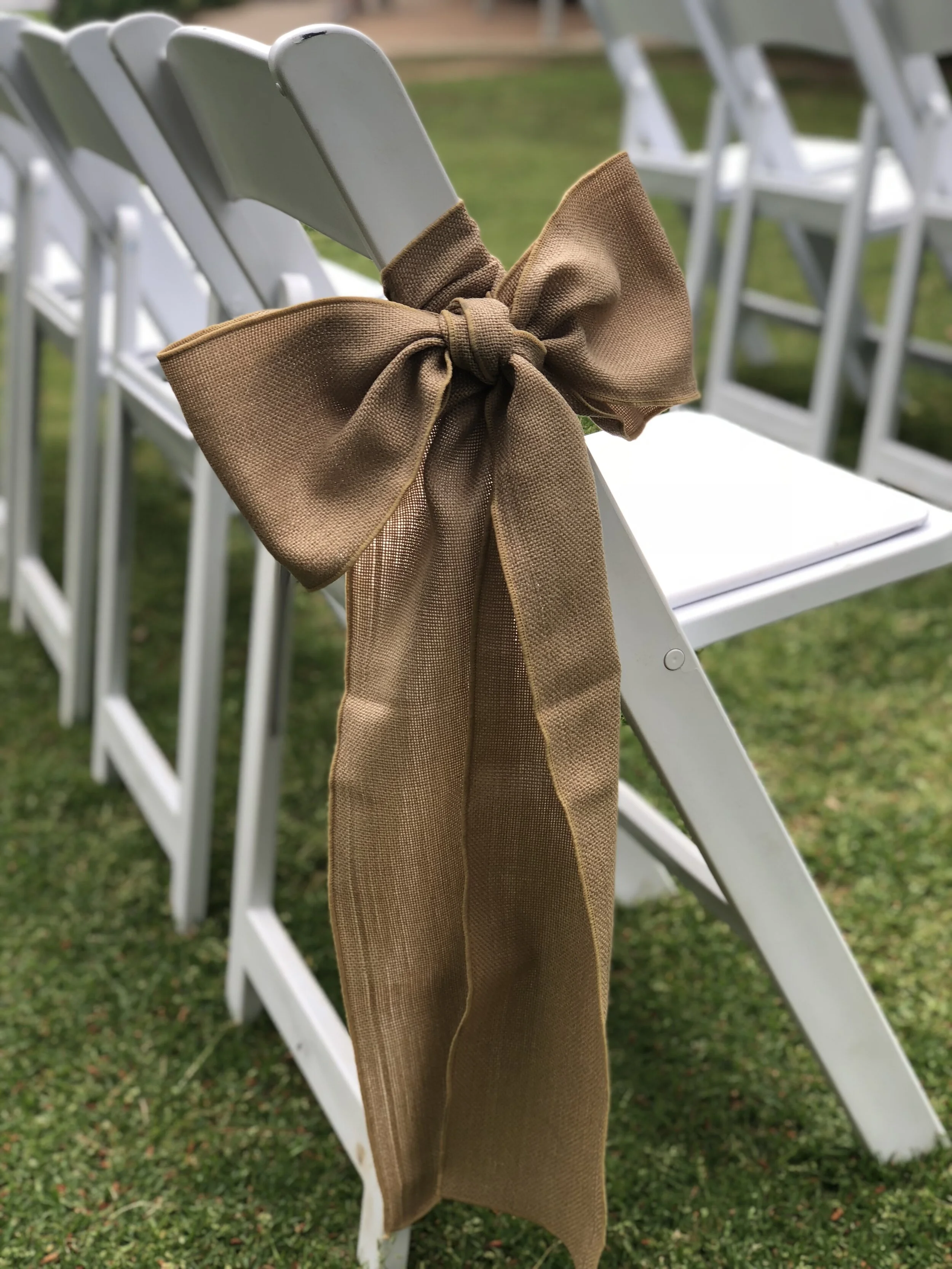 Hessian Chair Sashes