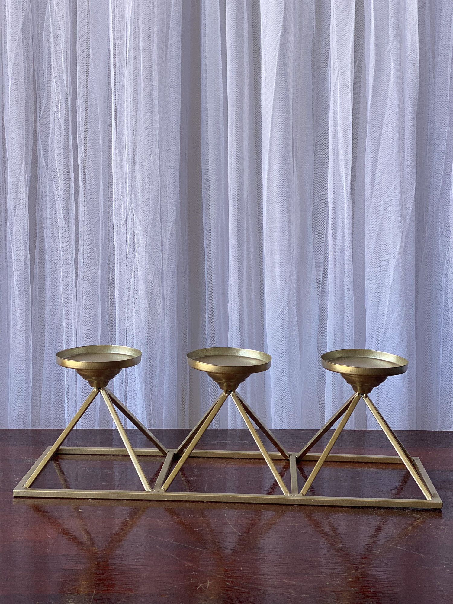 3 piece pillar candle holder 