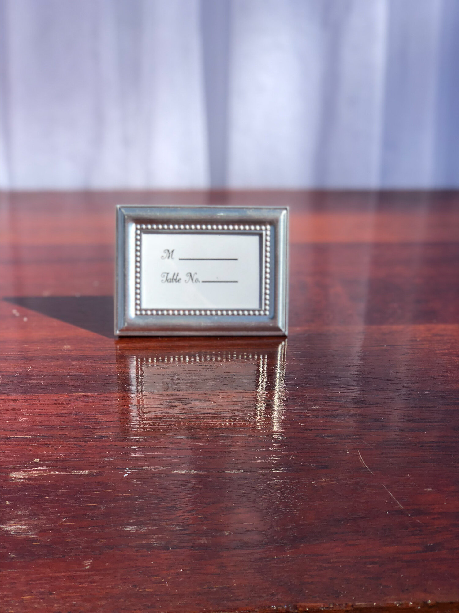 Small Frame Table Numbers (1-10)