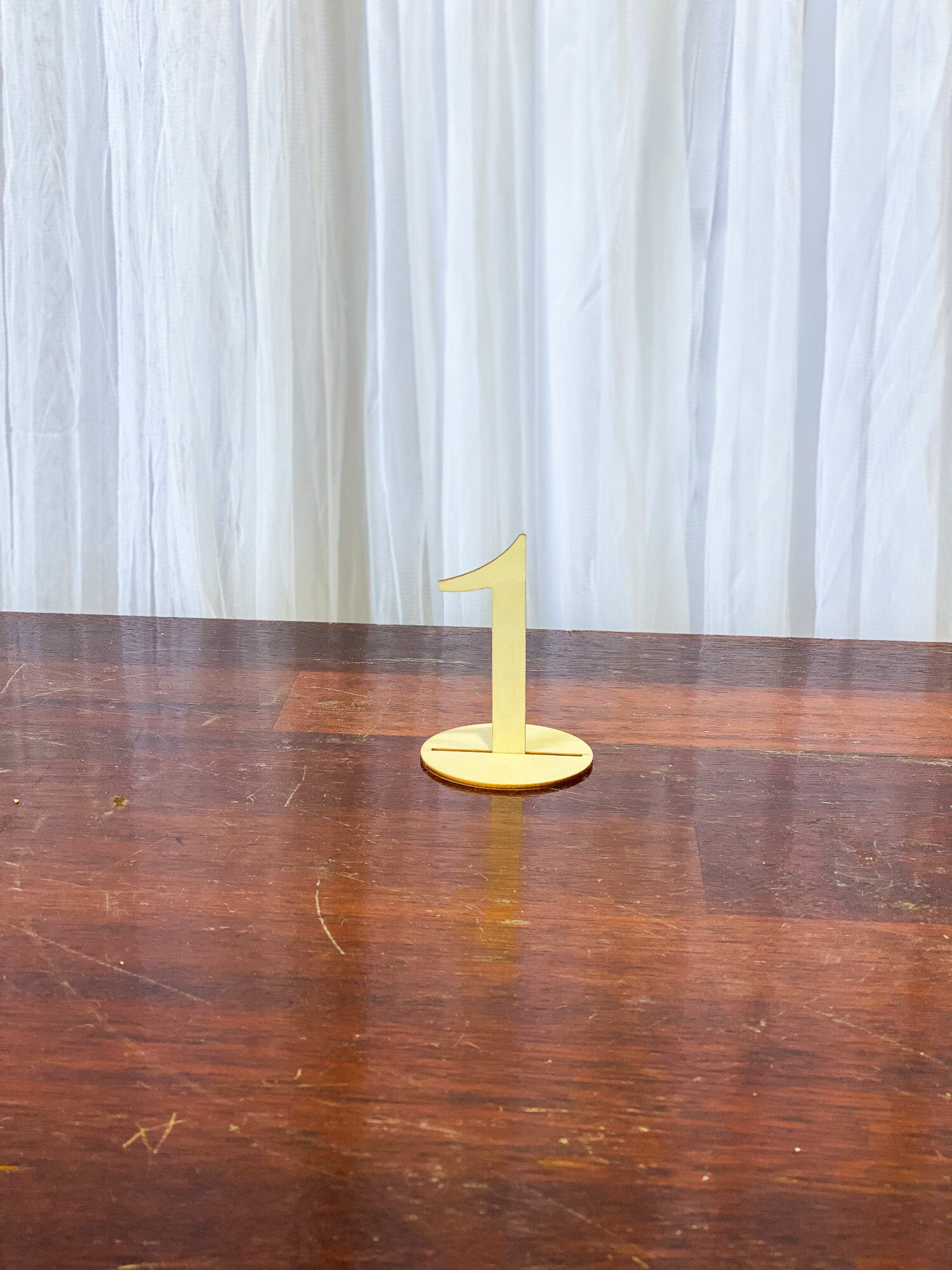 Small Rustic Table Numbers