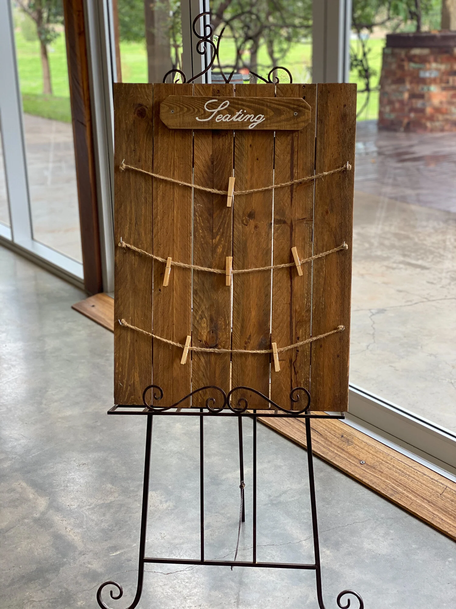 Timber Pallet Seating Chart